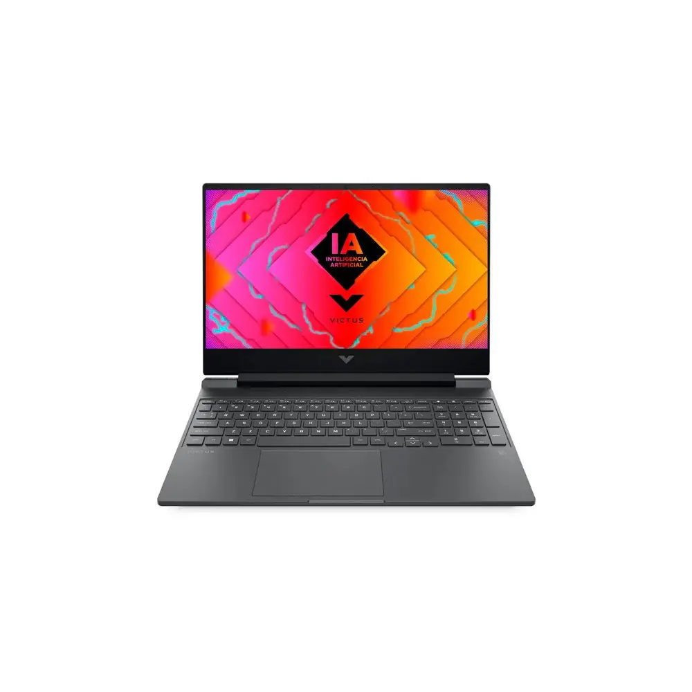 Laptop Gamer HP Victus 15 de 15.6", modelo 15-FB2002LA, AMD Ryzen 5 8640H, NVIDIA GeForce RTX 3050, 8GB RAM, disco sólido de 512GB